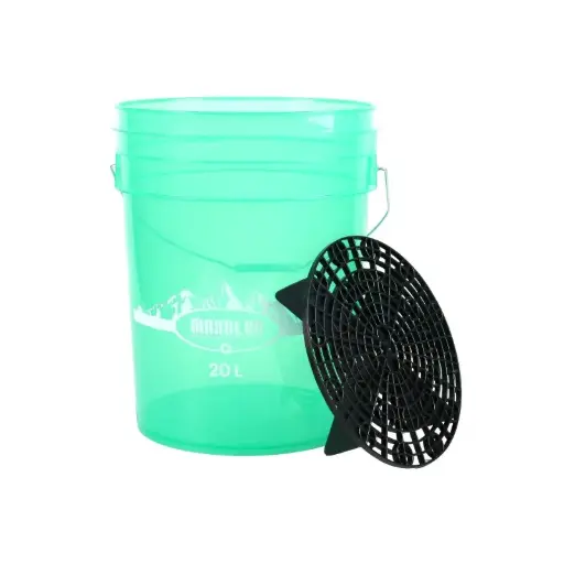 [Z0236.0000.0001] Wascheimer 20L Grün Lasiert inkl. Sieb